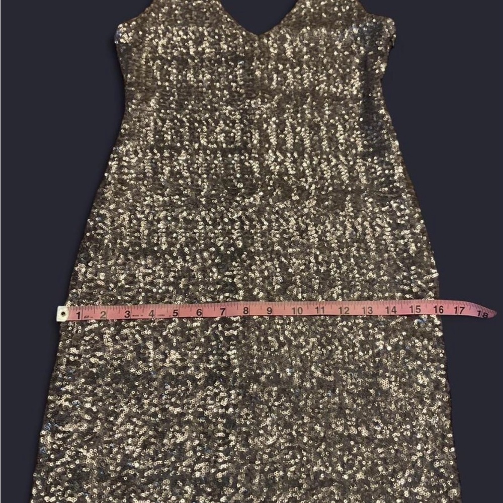 Velvet Brand Sequin Sleeveless Party Dress - Rose/Pale Purple - Picture 10 of 11
